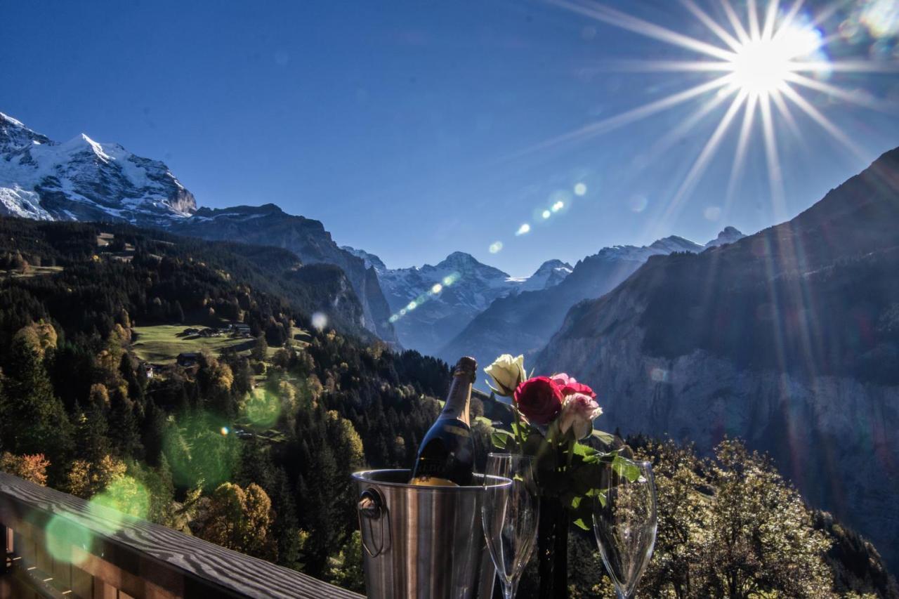 Chalet Aargovia Apartman Wengen Kültér fotó