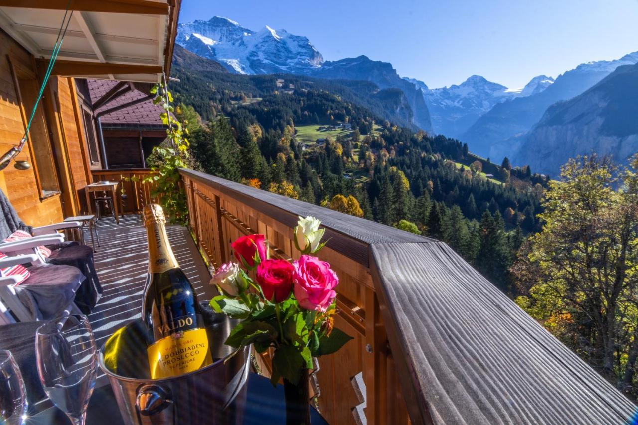 Chalet Aargovia Apartman Wengen Kültér fotó